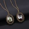 Game Bioshock Elizabeth Pigeon Bird Cage Vintage Alloy Metal Pendant Necklace Chain Cosplay Jewelry Accessories - Bioshock Merch