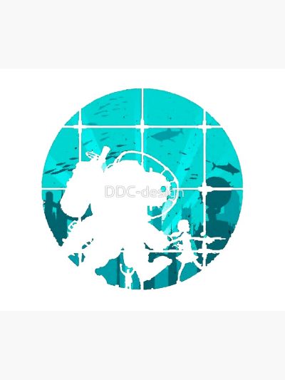 Bioshock Blue Png Tapestry Official Bioshock Merch